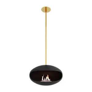 Cocoon Aeris - Black with Brass Pole