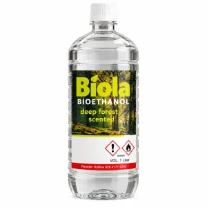 Biola Deep Forest Fragrance Bioethanol Fuel 12L Box
