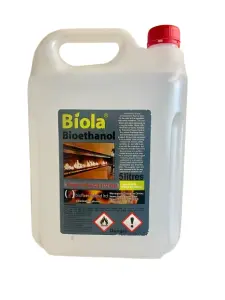 25L (5 x 5L Drums) 'Biola' Premium Bioethanol Fuel